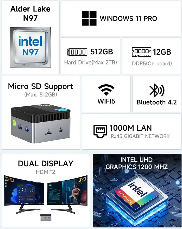 GMKtec NucBox G5 specifications