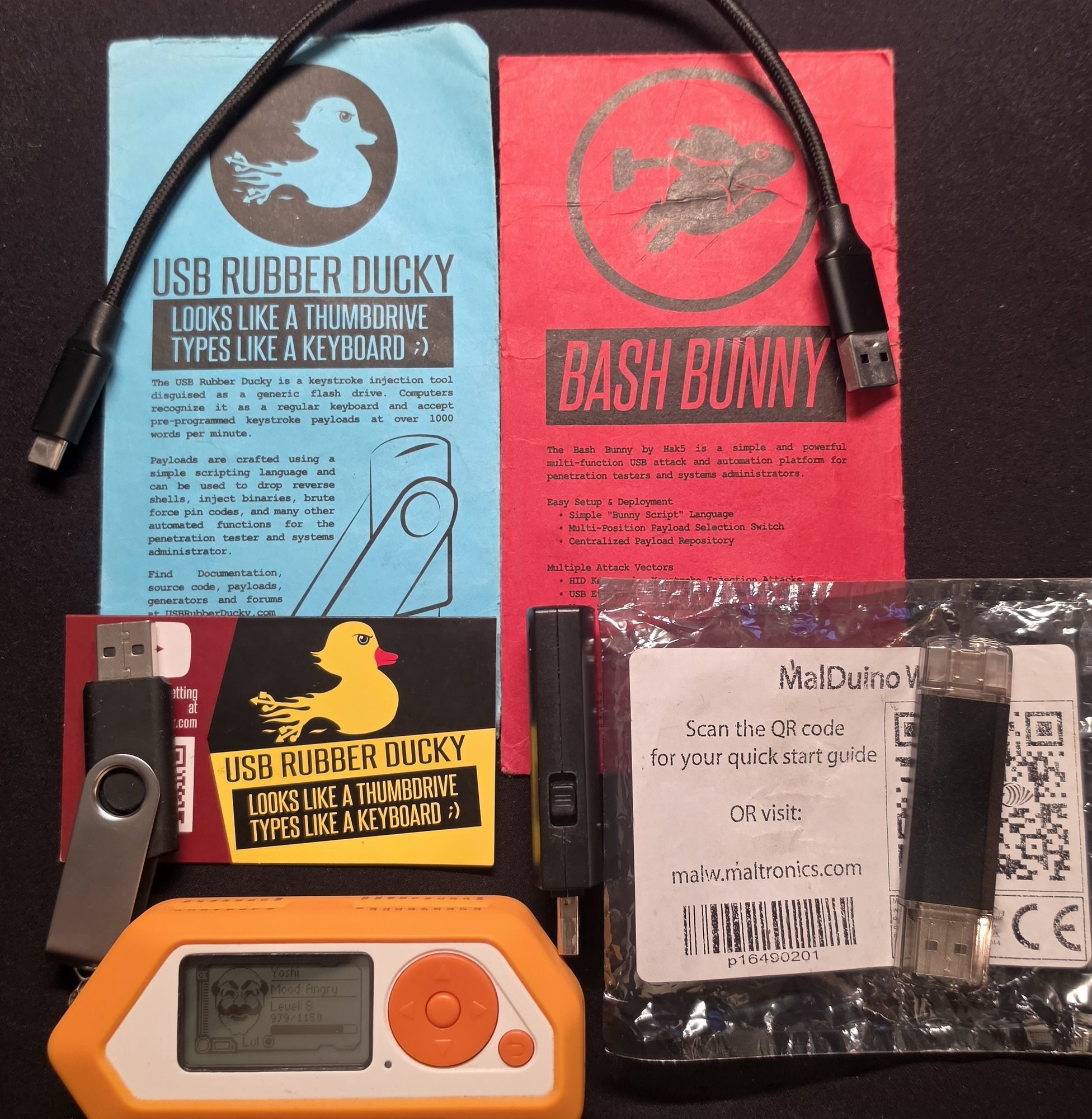 Various Hacking Device Implants