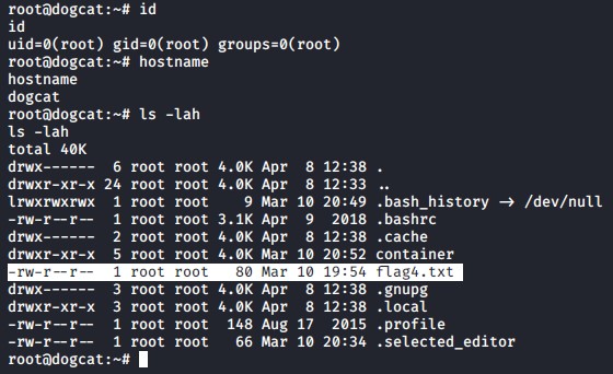 Root and Flag 4