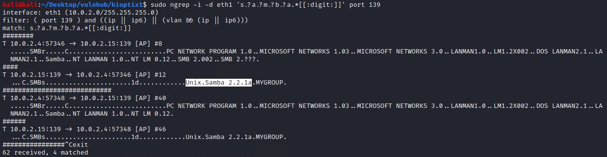 Ngrep Samba version