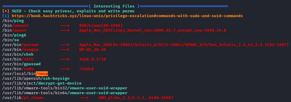 Linpeas SUID