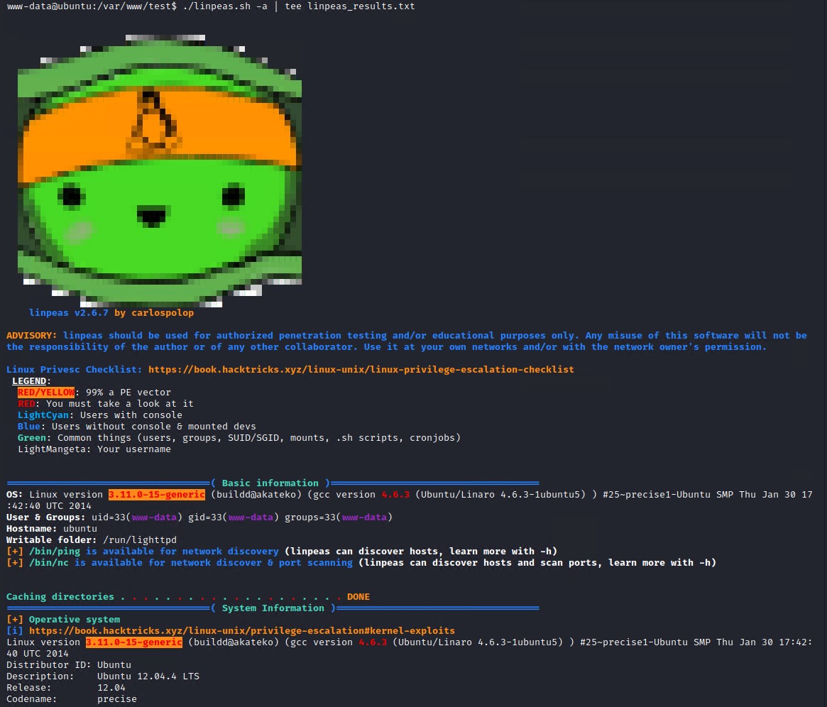 Linpeas Scan